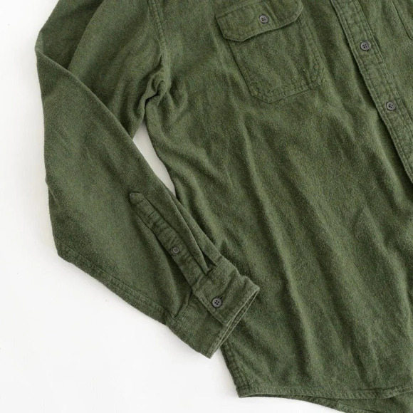 C&B Croft & Barrow Vintage Hunter Green Collared Shacket Jacket ~2XL - Picture 10 of 12